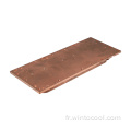 CNC Copper Part Liquide Plaque froide Plaque de chaleur